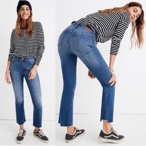 NWT Madewell Cali Demi-Boot Jeans - Size 30